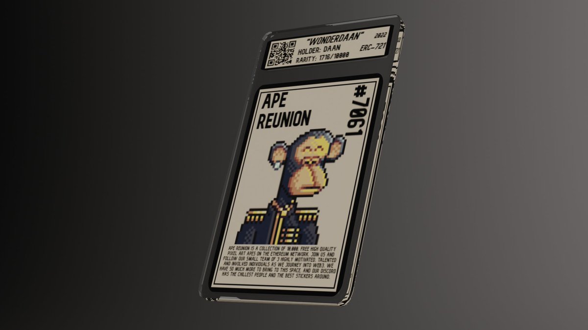 Toerwoud's tweet photo. Look what @kongonongo made me ❤️

If you want one for your own nft hit him up and help the kid towards a new pc and nft!

And give him a follow!

#nft #nftart #nftartist #apereunion https://t.co/3hwi7IwXKO
