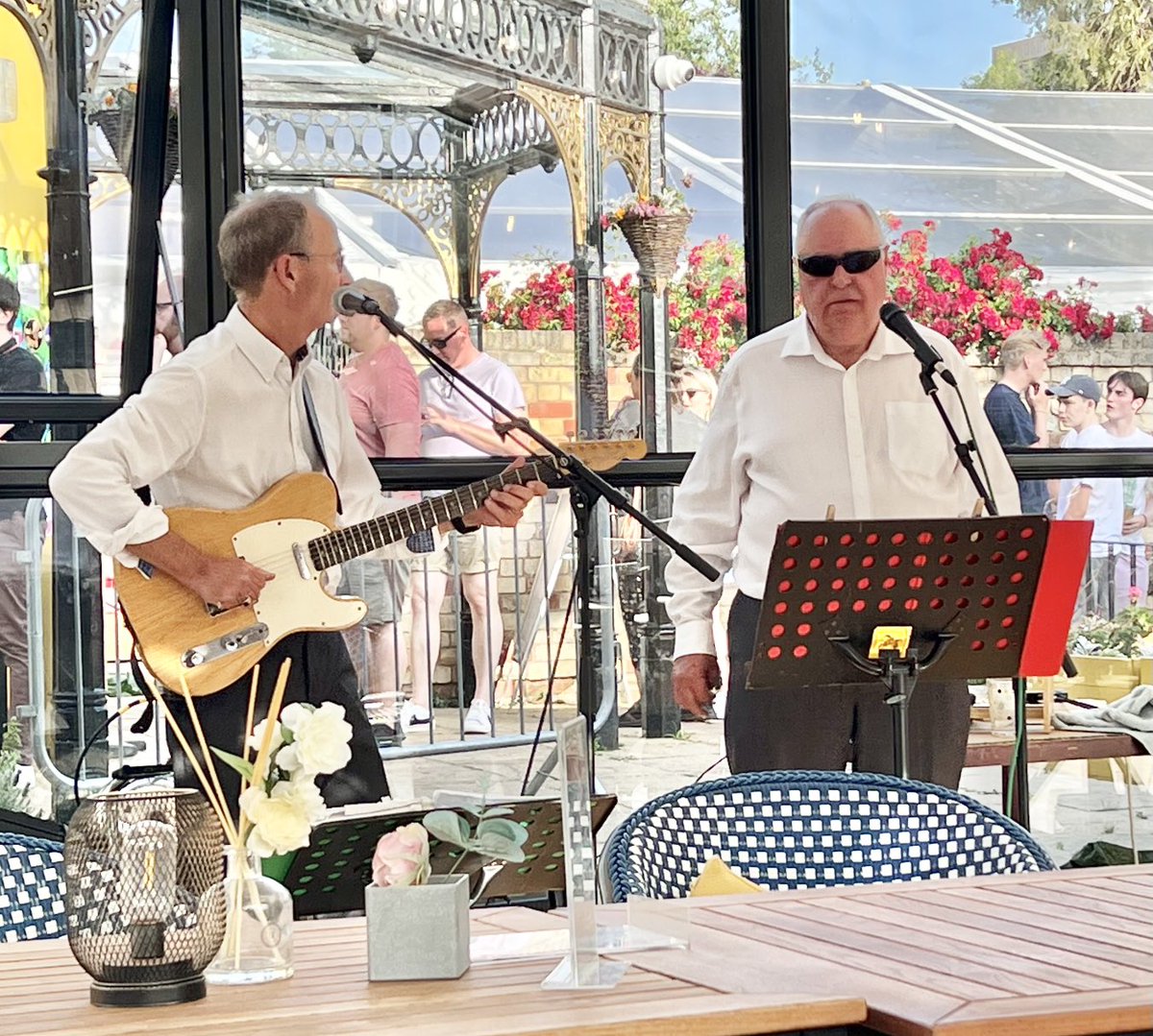 hamblinglloyd's tweet photo. Great night at the Imperial Garden Bar! #livemusic #hamblingandlloyd #cheltenham https://t.co/Z2YeZpvLmB