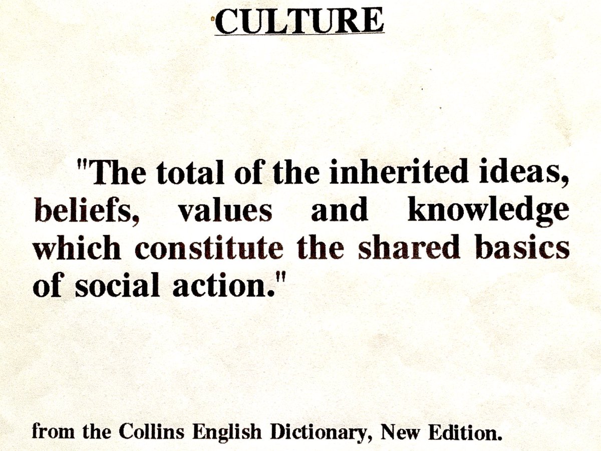 CynicalTimbo's tweet image. Something we need to remember. Too many of us are forgetting the concept of a shared culture.