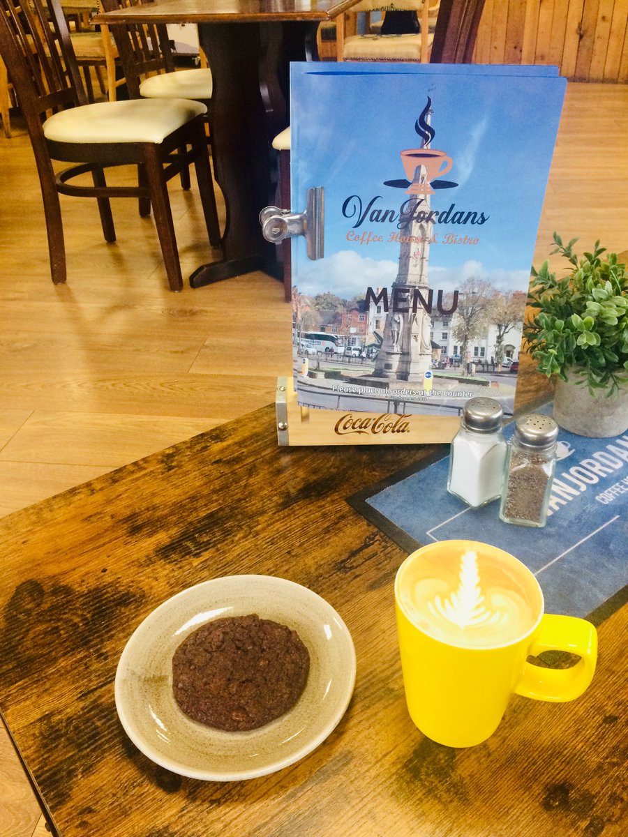 ILoveBanbury's tweet photo. Whilst stocks last. Free cookie with every coffee at VanJordans Coffee House 10 Horsefair, Banbury. 

Today only. https://t.co/PyGuSd3fha