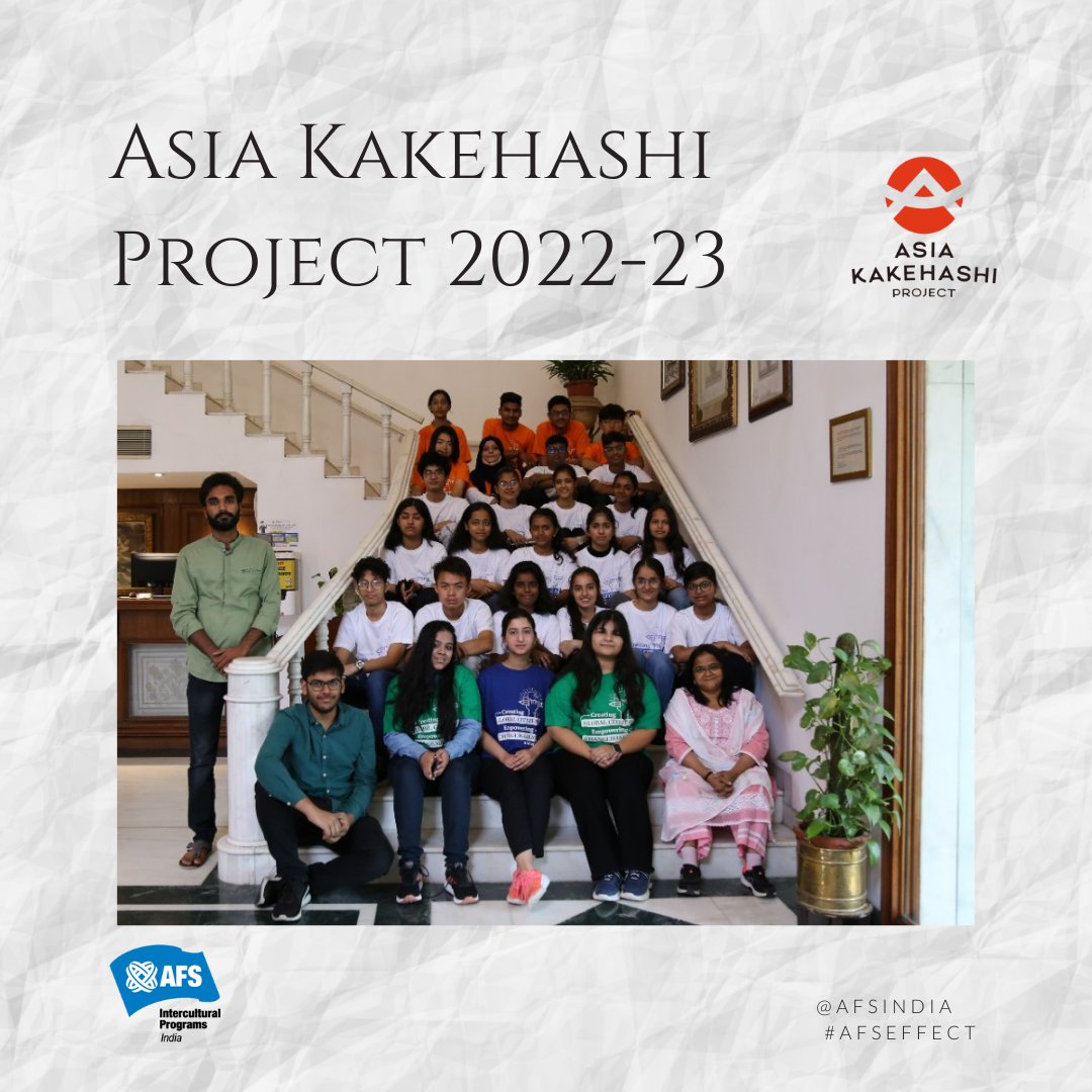 IndiaAFS's tweet image. AFS India conducted Pre-Departure Orientation of the 5th batch of Asia Kakehashi Project with students from India and Bhutan. They had the opportunity of meeting and interacting with the representative from the Embassy of Japan in India.
@asia_kakehashi @JapaninIndia @AFSJAPAN