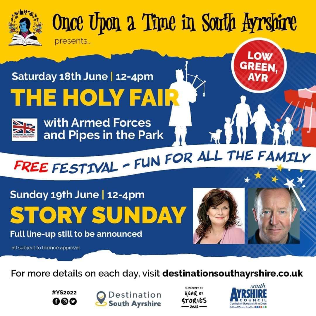 whiteleysayr's tweet photo. Holy Fair today from 12-4pm, Low Green in Ayr. @southayrshire @destinationsa_ #holyfair #ArmedForcesDay https://t.co/OUYBop9Psv