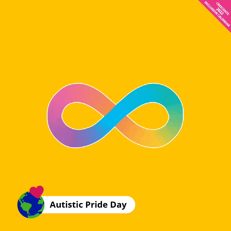 #AutisticPrideDay is a pride celebration for autistic people held on June 18 each year. 

Autistic pride recognises the importance of pride for autistic people and its role in bringing about positive changes in the broader society.