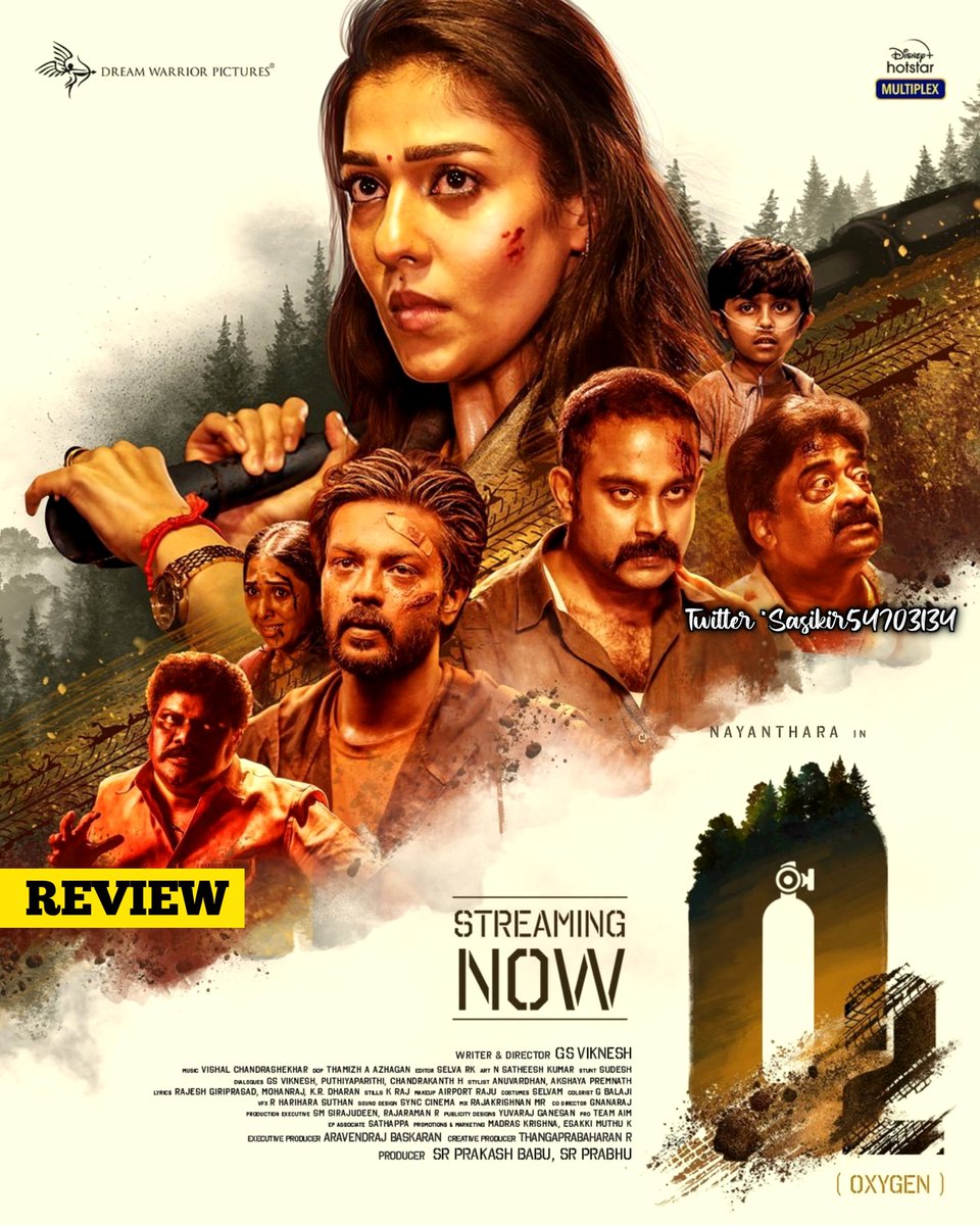 SasiKir54703134's tweet photo. #O2TheFilm - #Nayanthara is very exceptional in a role of Single parent &amp; made her presence felt with her mark acting👌❤️ ; also the Kid Rithvik did well 👍💯 , Other cast are okay within their roles given...

#O2onHotstar #O2review (1/2) https://t.co/g1GECSlyBy