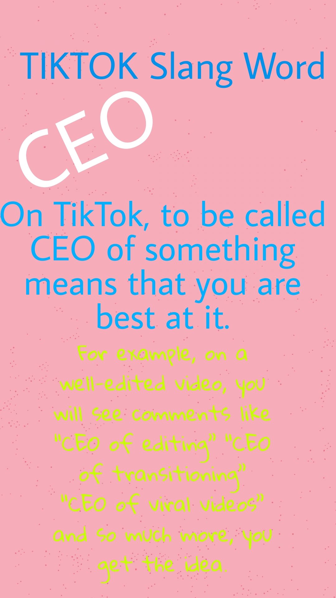 Pearl English Tutor on Twitter "TIKTOK Slang Wordstiktokslangs https