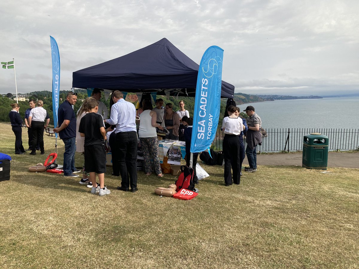 Getting ready for Torbay’s Armed Forces Day Babbacombe Downs, Torquay <a href="/SeaCadetsUK/">Sea Cadets</a> #ArmedForcesDay