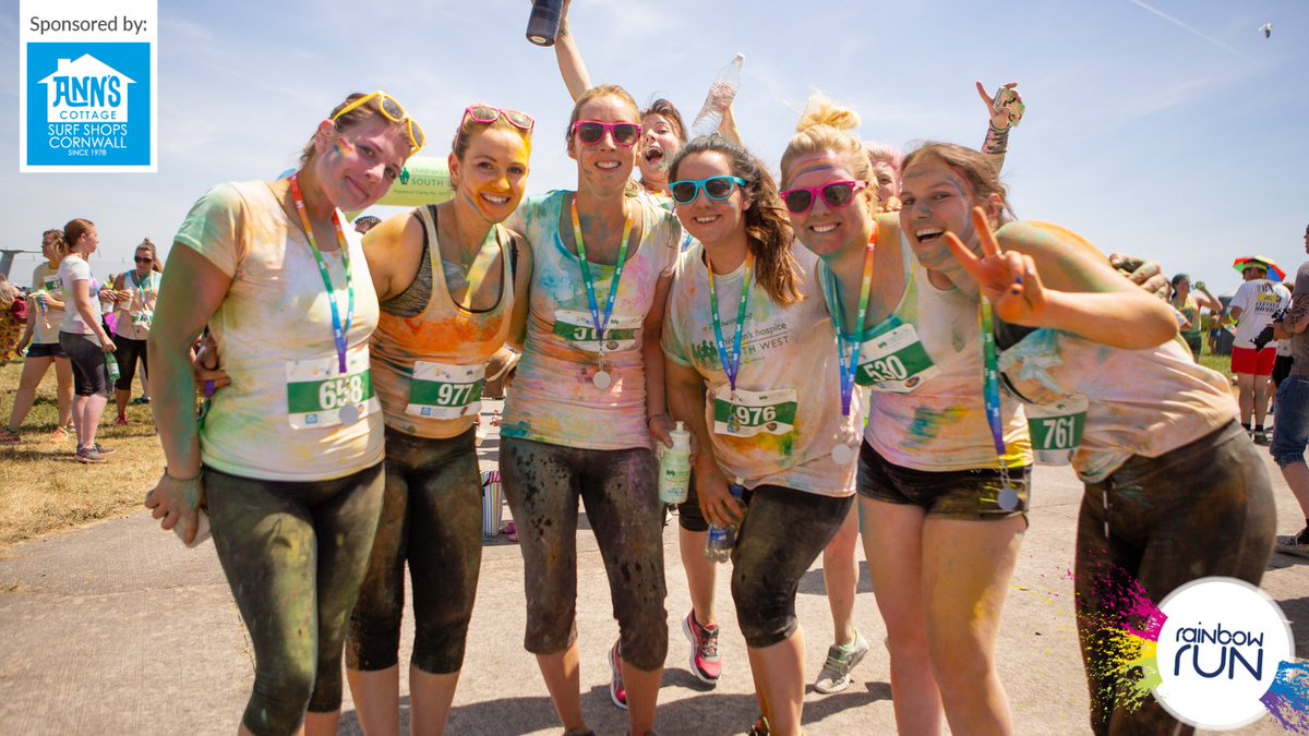 CHSW's tweet photo. Wishing everyone taking part in Rainbow Run Cornwall at @RAFStMawgan today the best day full of colour and fun - thank you all for your incredible support π #CHSWRainbow https://t.co/FolCKp02wo