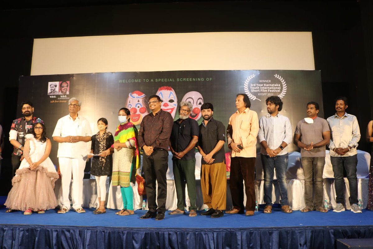 vajvinoth's tweet photo. Award-winning short film "Namma Ooru Joker" directed by @VOCS_Bala (Great grandson of Kappalotiya Thamizhan VOC) .The team also made a humble contribution to support the educational needs of a girl child!

@rajkumar_pro https://t.co/BeDJBJkP6p