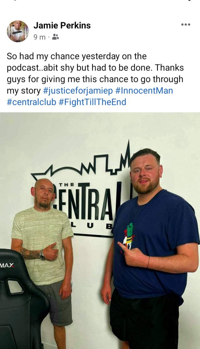 Guys jump over to the central club,,had a chance to tell my story on the podcast with alot of familiar faces #justiceforjamiep