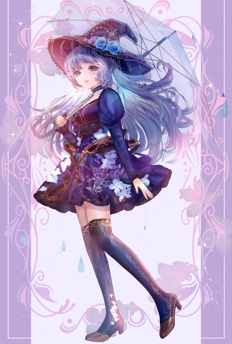 紫陽花 のtwitterイラスト作品 人気順