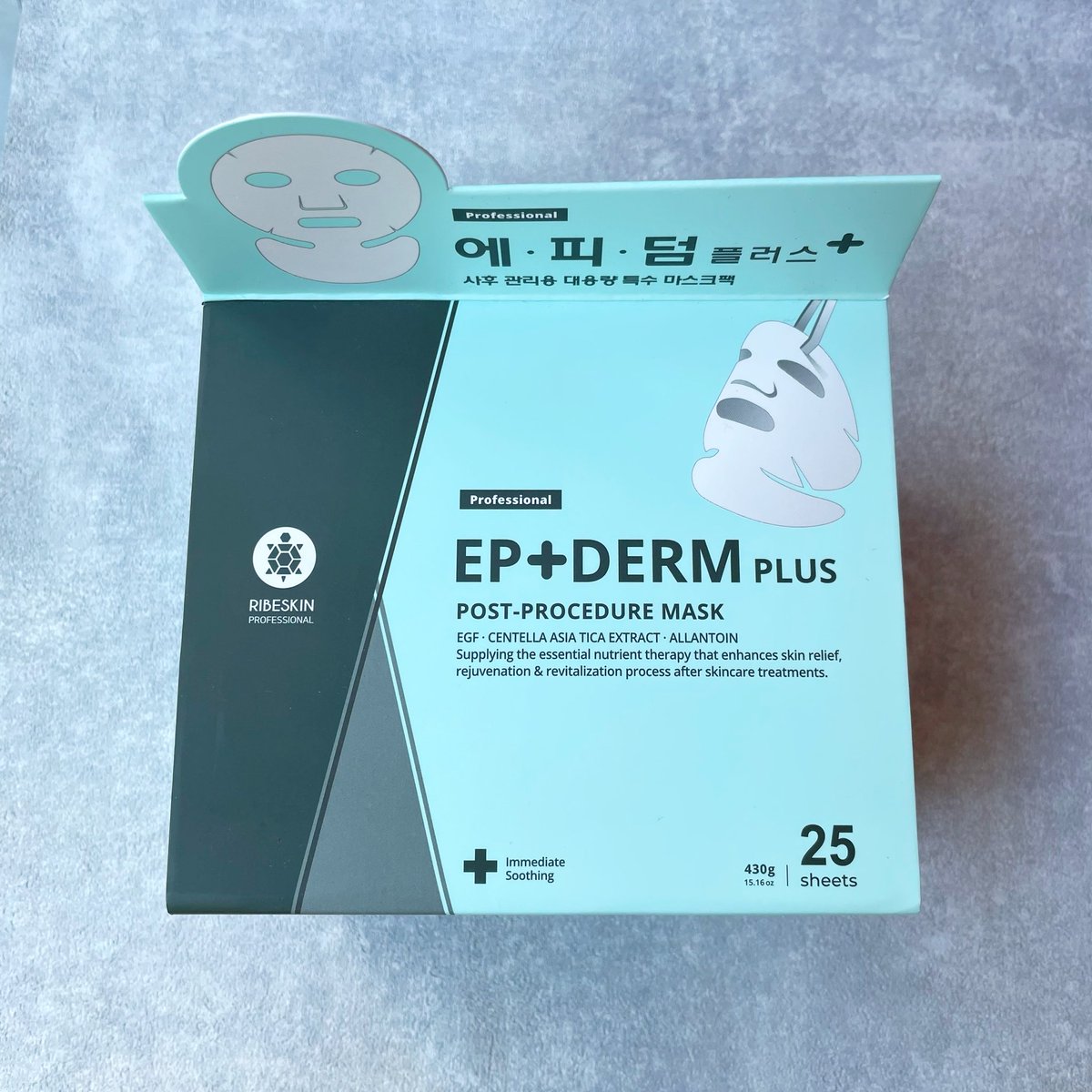 EP+DERM PLUS ポストプロシージャーマスク 430g (25枚入り)