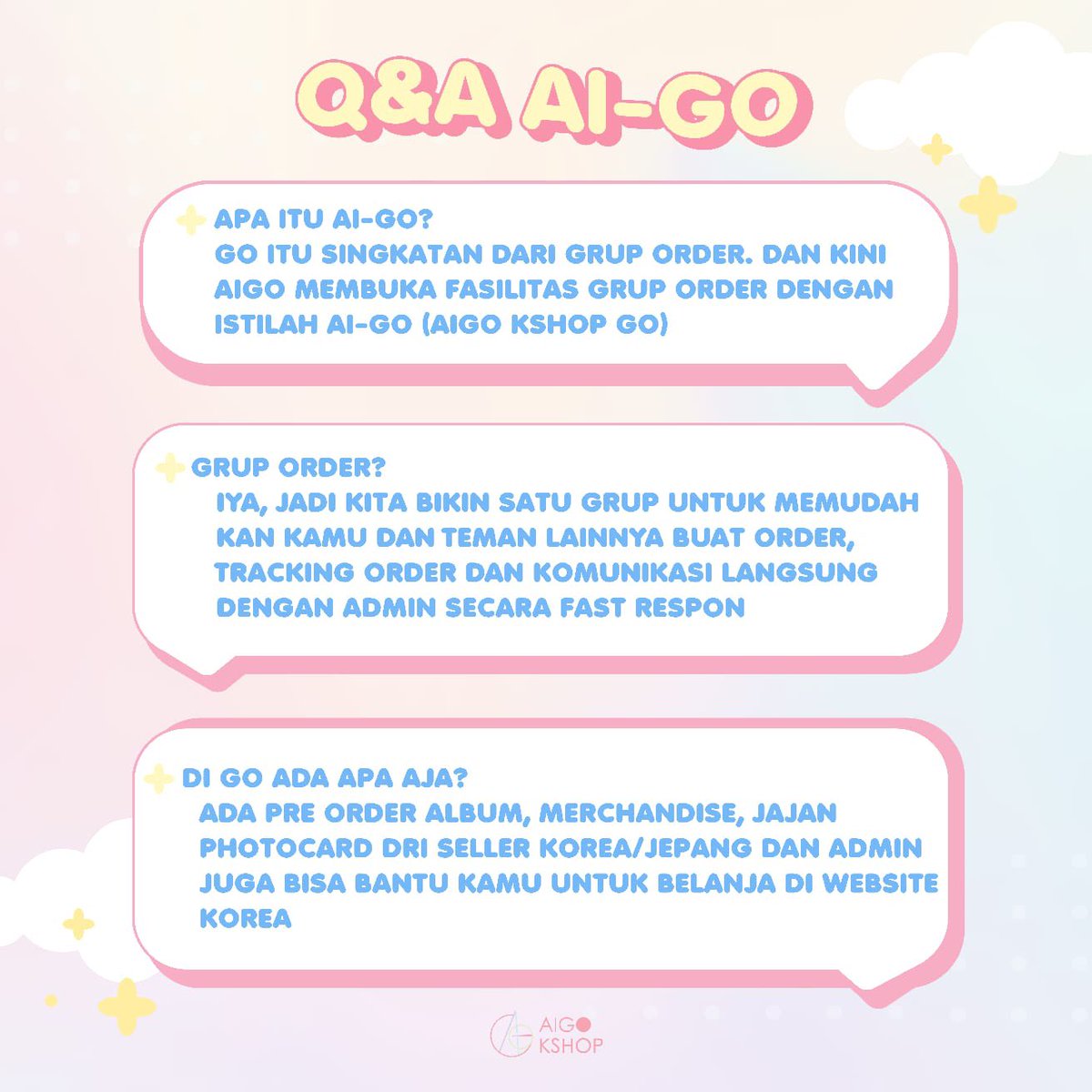 AigoKshop's tweet photo. Halo 👋

Yg mau join GO bisa langsung chat admin line ya 🥰 https://t.co/3qSVvCr6OA