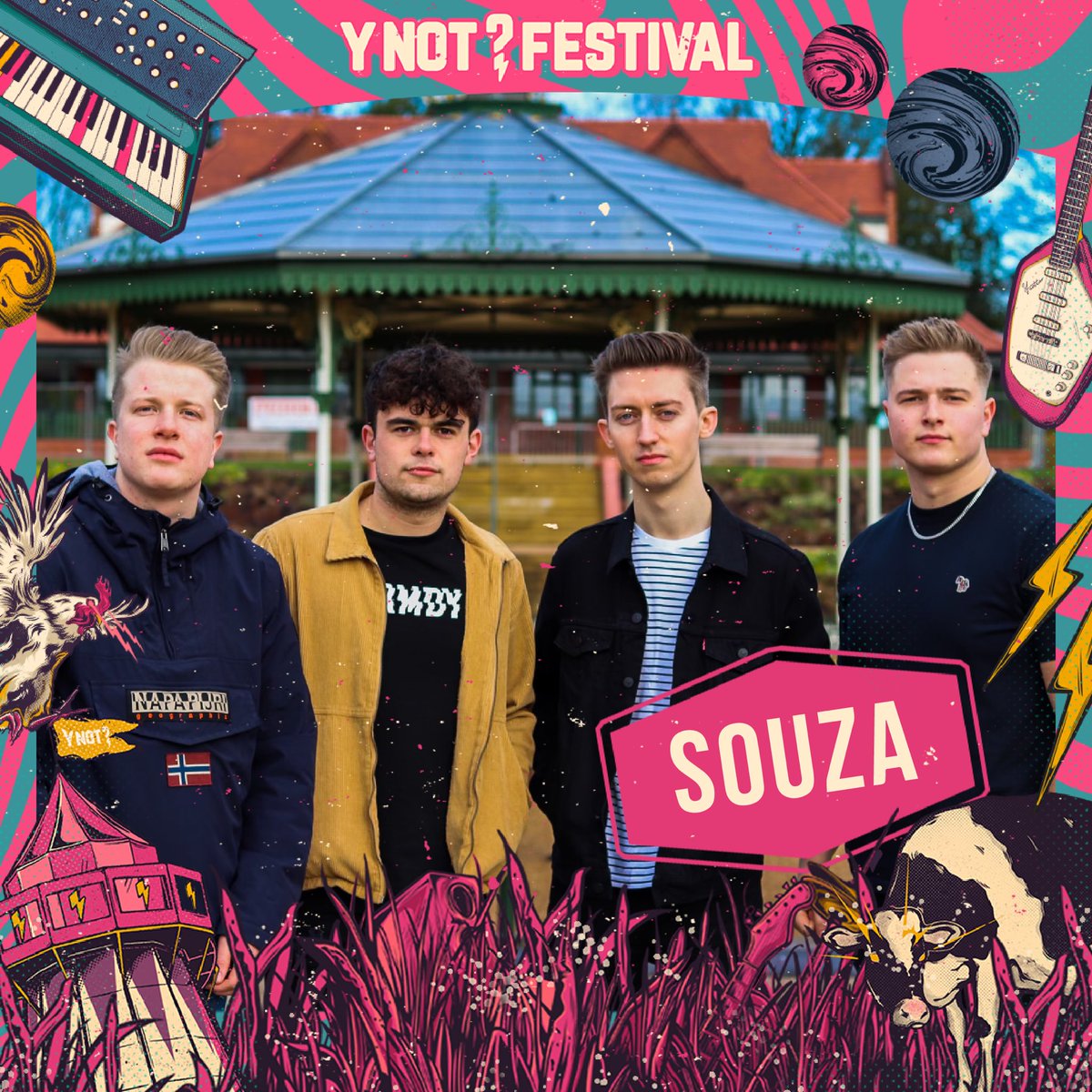 Still hasn’t quite sunk in yet, but we can officially confirm that we will be playing on MAIN STAGE of <a href="/ynotfestival/">Y Not Festival ⚡</a> on Thursday 28th July 🎪