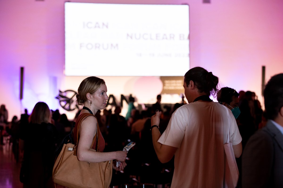 🗣️And we are LIVE!

#Nuclearban campaigners from all over the world🌍 are here in Vienna to make a plan to end nuclear weapons. Join us from home here➡️ vienna.icanw.org/live

#nuclearbanweek #TPNW1MSP