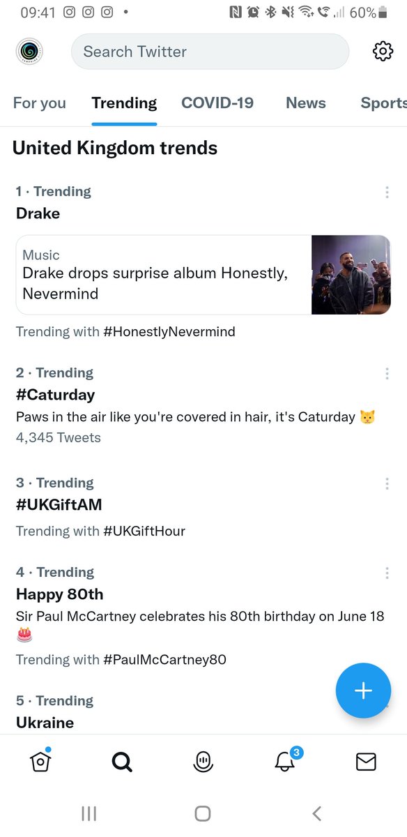 Samphireglass's tweet image. Wonderful to see #UKGiftam trending at number 3 in the UK this morning #ukgifthour