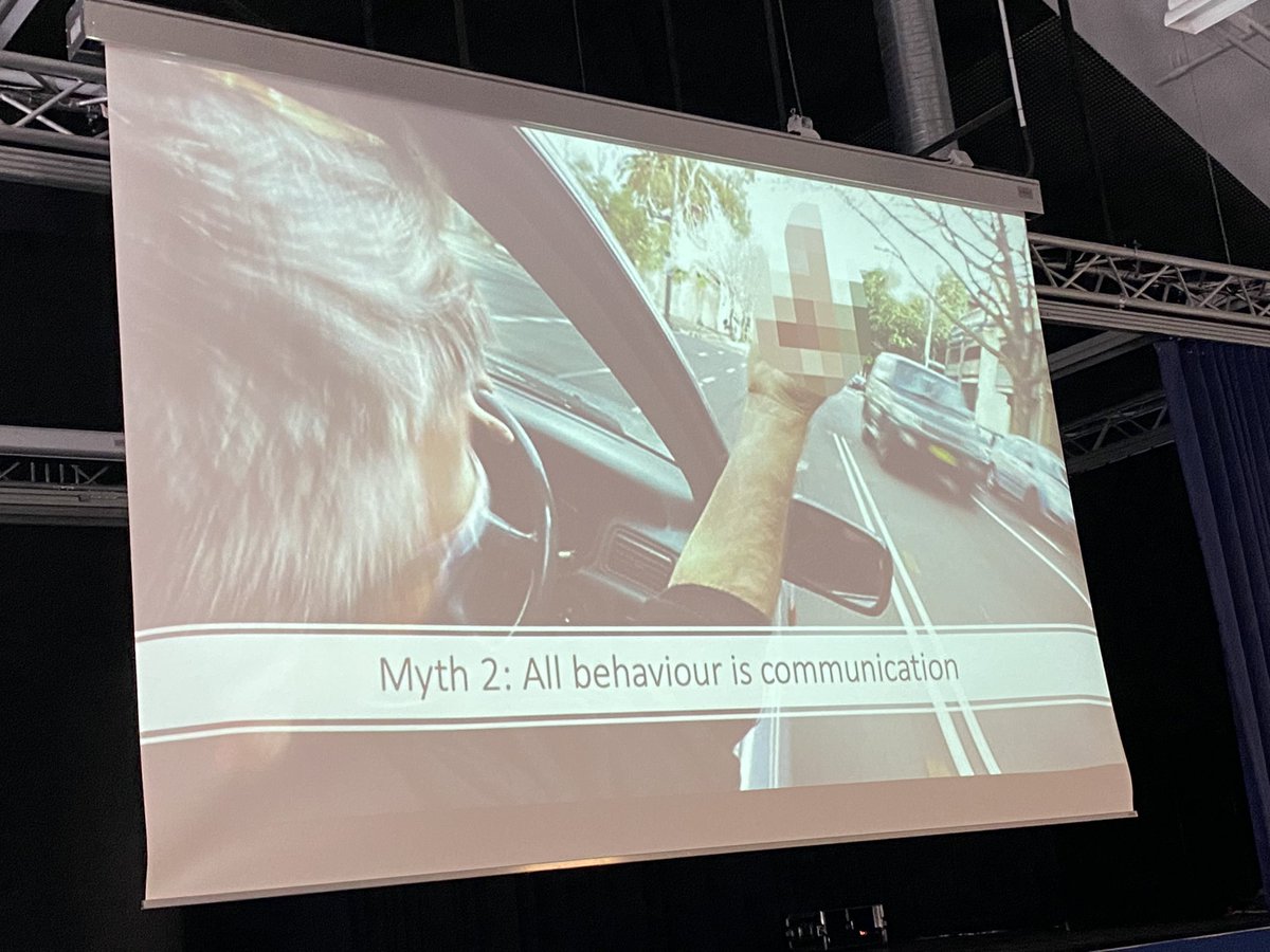 teach_well's tweet photo. Myth Number 2 - All behaviour is communication @rEdDeutschland #rEDDe https://t.co/Ptn3vK8INm
