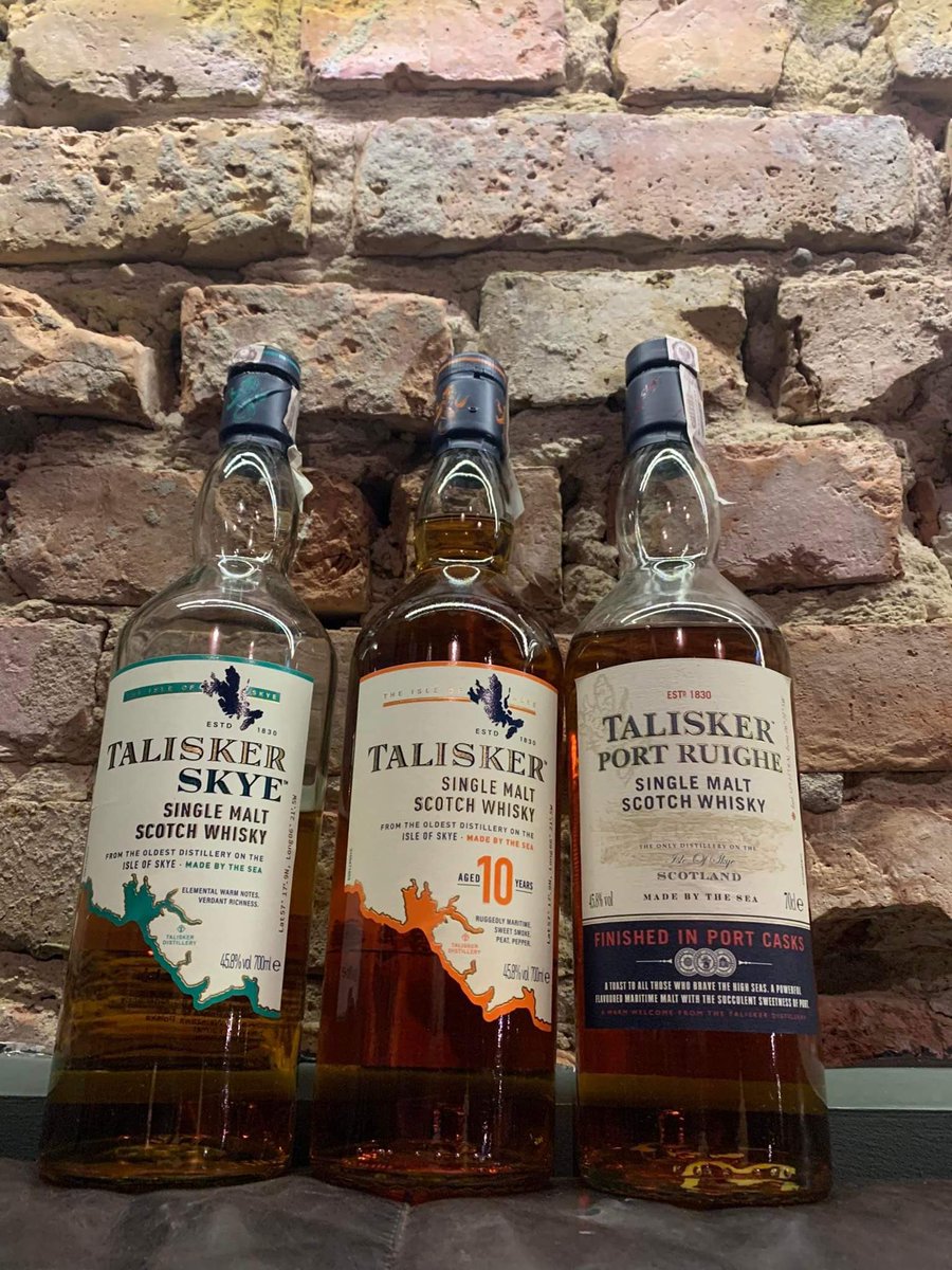 DomWhiskyJG's tweet image. Menu degustacyjne (3x20ml):

#JastrzębiaGóra zestaw #ElementsofIslay Oc9, PI5, PI6 / 175 zł

#Warszawa zestaw #Aberfeldy 12yo, 18yo, 28yo / 235 zł

#Sopot zestaw #Talisker Skye, 10yo, Port Ruighe / 45 zł

#Wrocław zestaw #StMagdalene 1982 #Rosebank 1990 i #Bladnoch 1990 / 780 zł