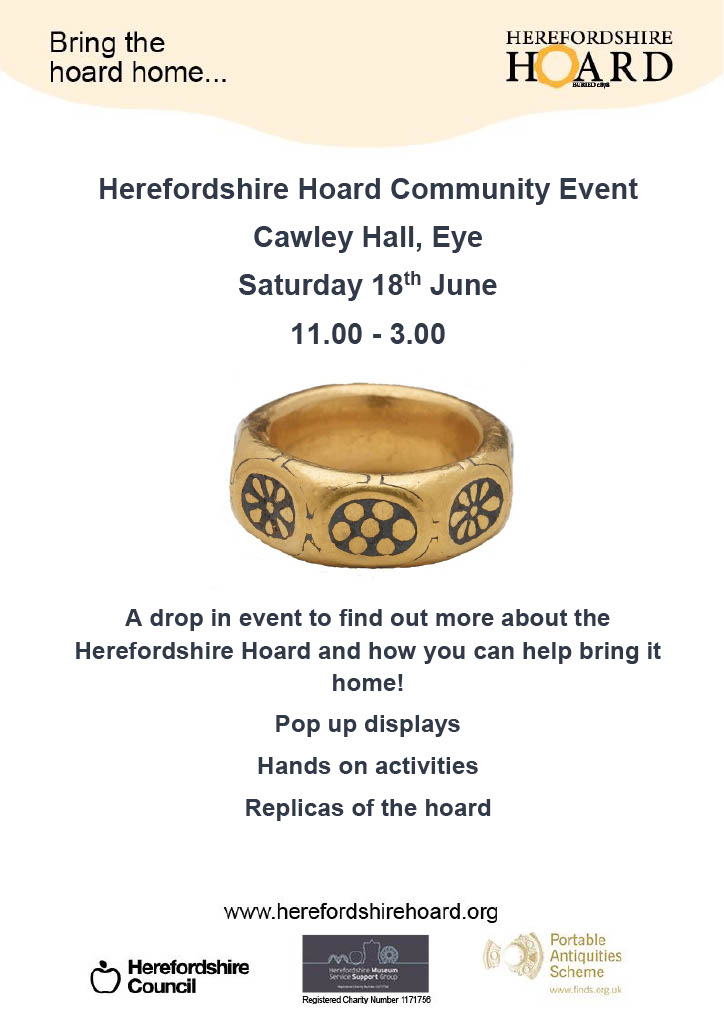 The Herefordshire Hoard was buried over a thousand years ago very close to Berrington Hall. 

You can find out more about it today in Cawley Hall, just a couple of miles from here. 

#HerefordshireHoard #archaeology #heritage #vikings