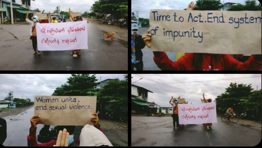 abks_26's tweet photo. Pro-democracy residents of Kale marched once again and demonstrated a persistent protest to overthrow military regime today. #2022Jun18Coup #NoExemption #FreezePaymentsToJunta #WhatsHappeningInMyanmar https://t.co/FZn5MAxNfw