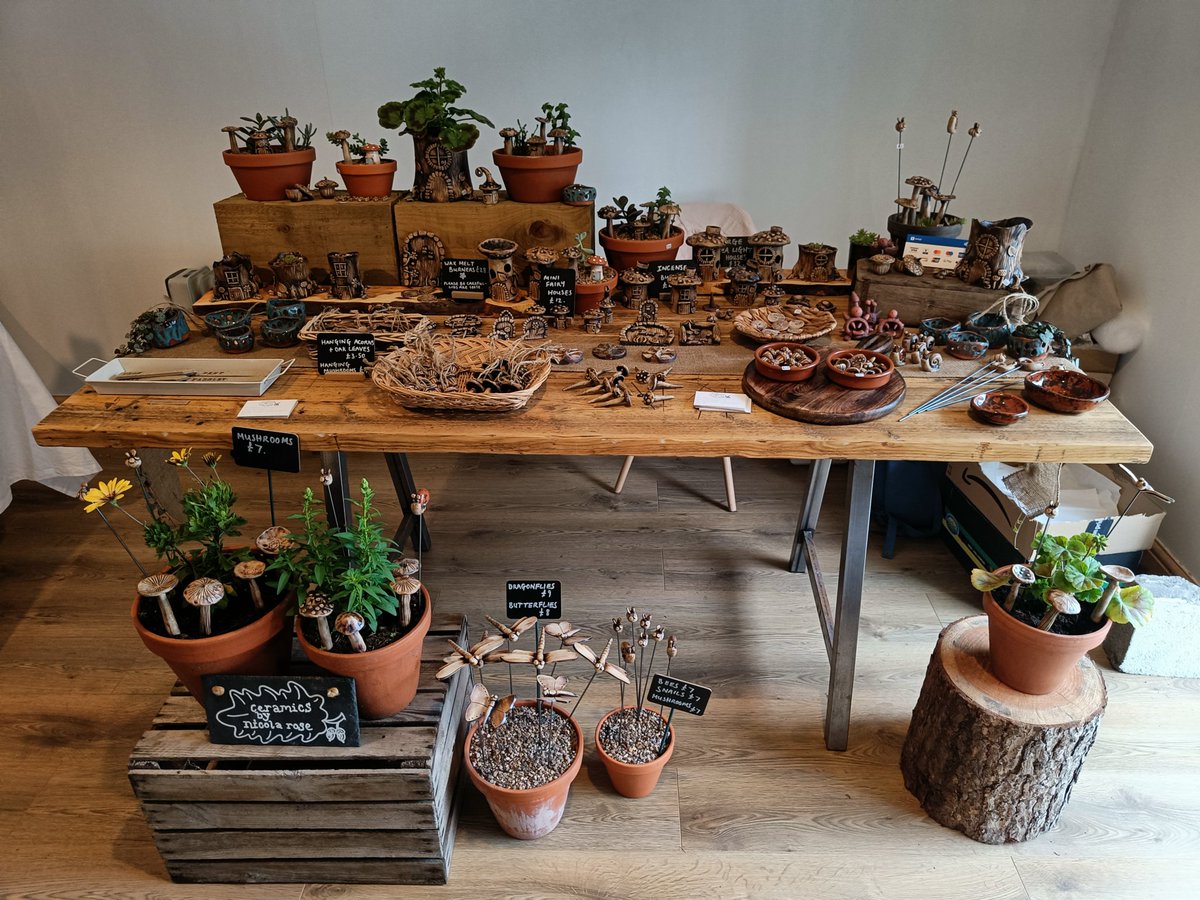 EngineRoomSW's tweet photo. Some of the traders at @thesetwohandsuk summer solstice market. Come along today!  #Bristol #crafts #artisanal #handmade https://t.co/9s1yh9iQor