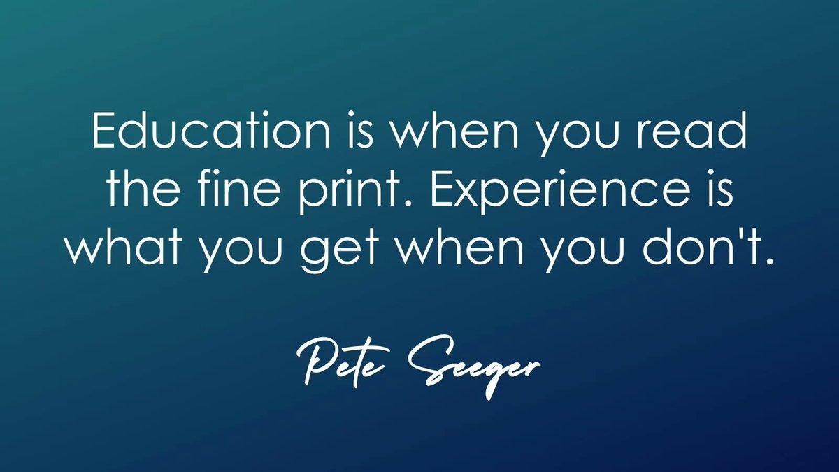 #quote #education #experience