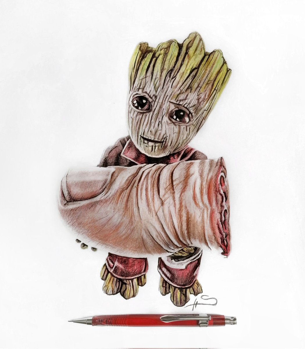 I am Groot 🌱
#berlin #artist #art #pencilartist #portraitartist #pencilsketch #Pencildrawing #pencilart #sketch #sketchbook #sketches #drawingart #Amazing #portraitart #movie #GuardiansOfTheGalaxy #groot #rocket <a href="/Marvel/">Marvel Entertainment</a> #MarvelStudios #Marvel  <a href="/Guardians/">Guardians of the Galaxy</a> #fanart <a href="/MarvelStudios/">Marvel Studios</a>