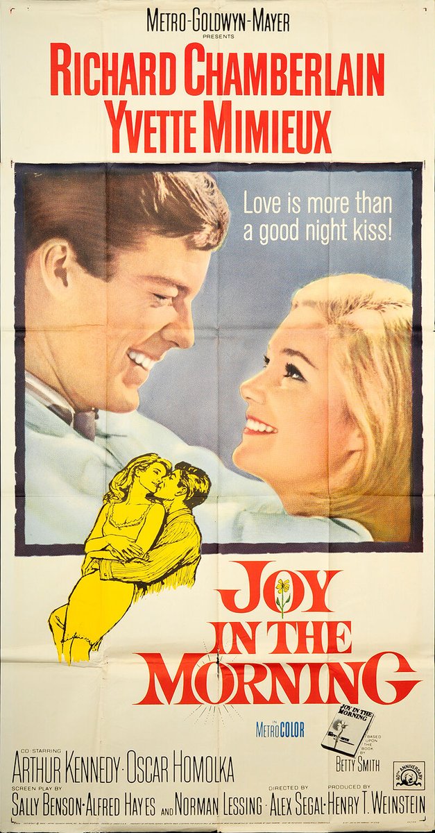 JOY IN THE MORNING (1965) Richard Chamberlain, Yvette Mimieux, Arthur Kennedy. Dir: Alex Segal 6:00 AM ET A law student and his bride try to build a life together despite her fear of intimacy. 1h 43m | Drama | TV-PG