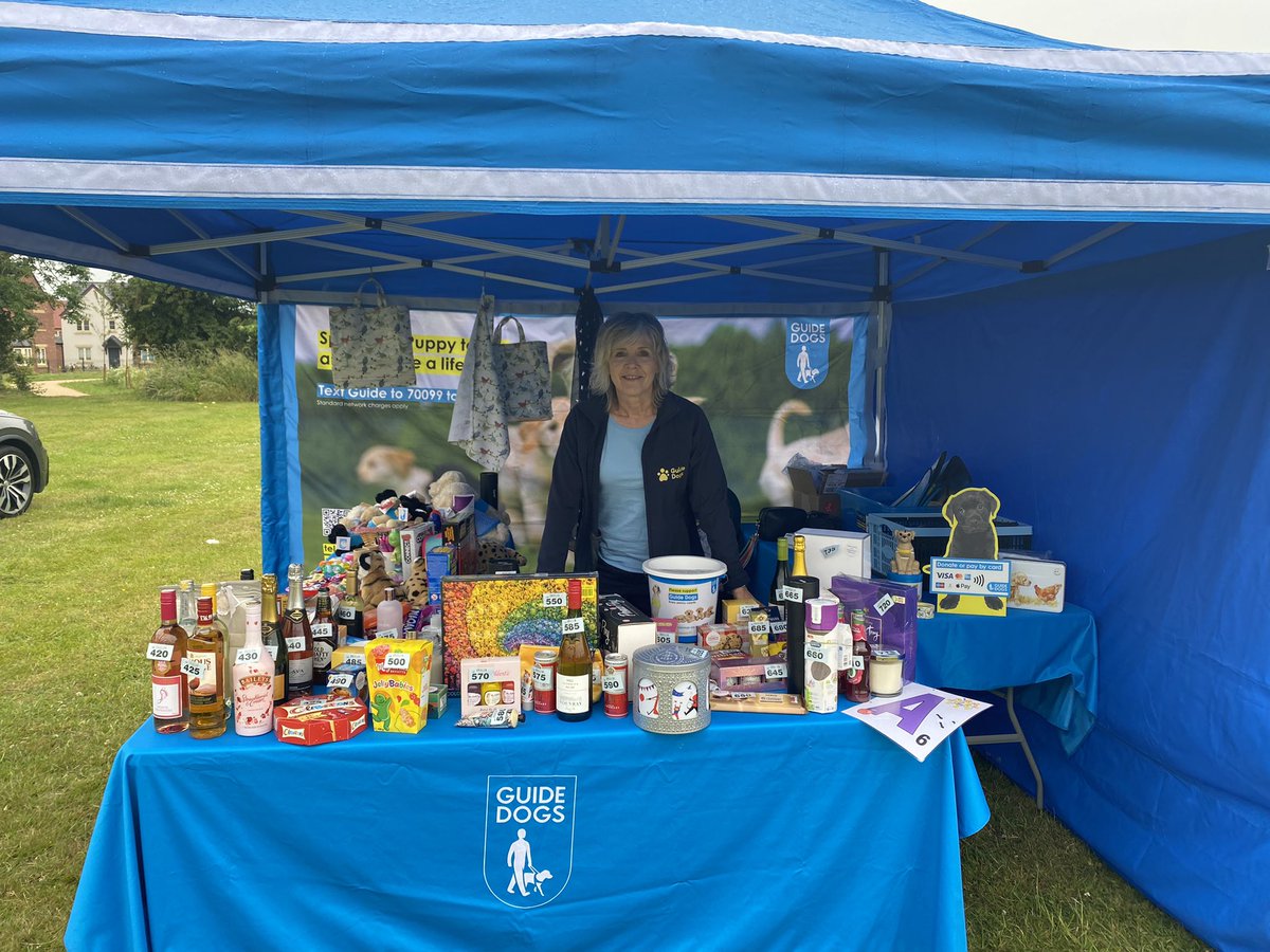 All set up for the #radfordsemele fun day. Come and join us and meet some of our dogs during the day. Might even win on the #tombola