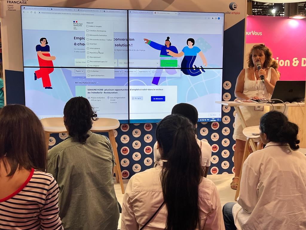 [Les Pitchs de @pole_emploi 🗣] Sandrine David présente "Mes événements emploi" qui recense les événements #emploi, #formation, #reconversion autour de chez vous📍bit.ly/3nhoBBH