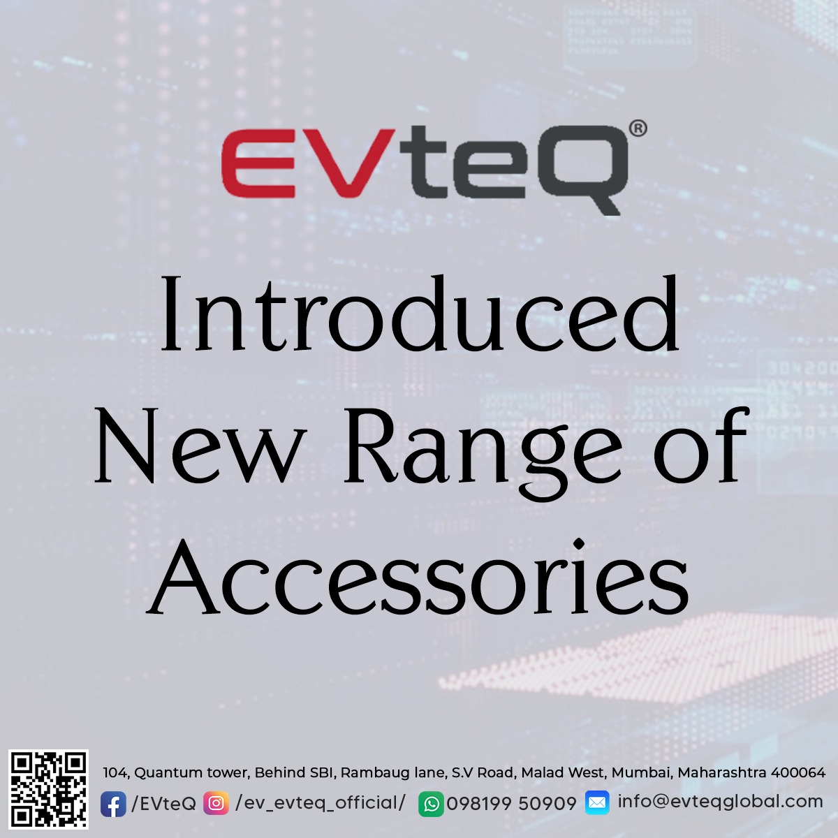 EVteQ's tweet photo. #EVteQ #accesscontrolsystem
EVteQ Introduced New Range Of Accessories..
Know More about us ;-
https://t.co/i0DUZG5BFm
https://t.co/7OEC319f55
https://t.co/WjNsQ0KxC0
#evteq #accesscontrolsystem #doorlock #edmlock #pushbuttons #dropbolts #lockingdevices #brackets #lockingdevices https://t.co/ebjownPEtn