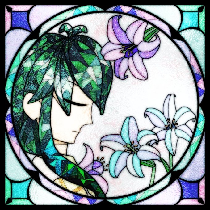 ステンドグラス風のtwitterイラスト検索結果