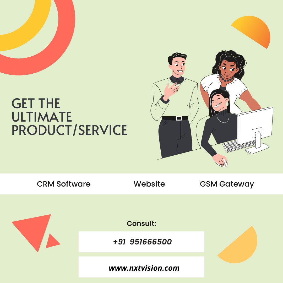 Divijain011's tweet photo. Want To Grow?
Need a satisfactory products or service?
Guys.. why to stop &amp; think? We are here for you. Contact us now and get 1 month free demo on CRM Software. Book now!!!
Everything at a fair price!!
https://t.co/GYdLf8dKsV
#CRM #websites #GSM_gateway #NxtVision #Indore https://t.co/2Niw2u8nR7