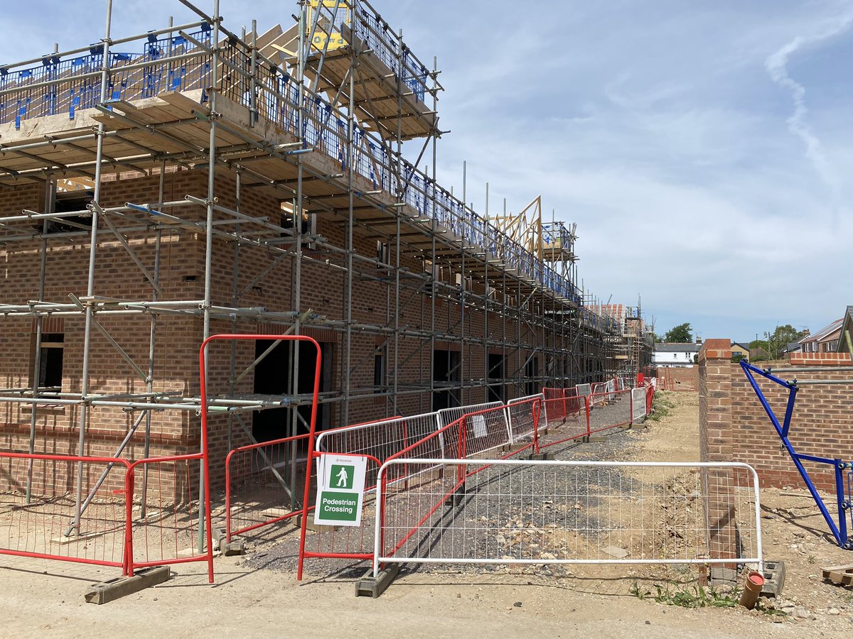 P and O Scaffolding - New Build Sites across Sussex progressing nicely