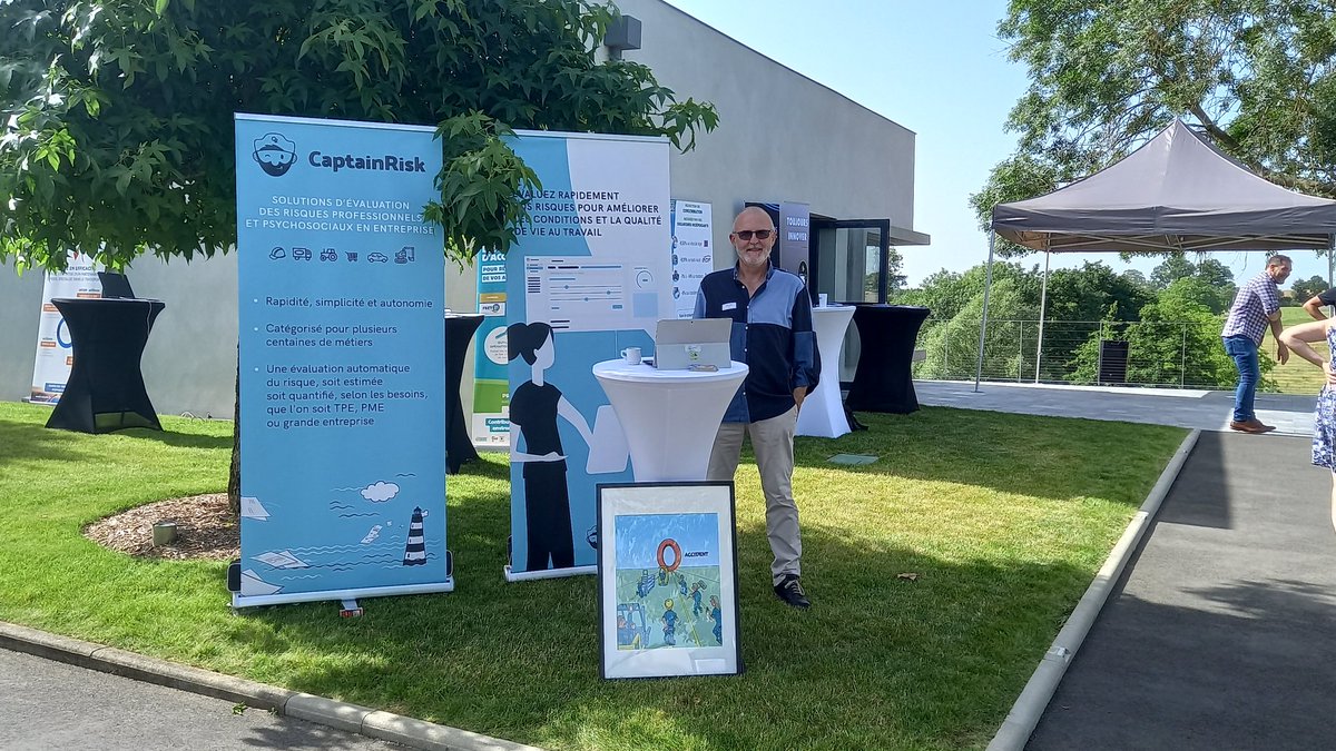 Visite du secrétaire général de <a href="/OTRE_PdL_Norm/">OTRE Pays de la loire et Normandie</a> sur le pole d'accueil #captainrisk