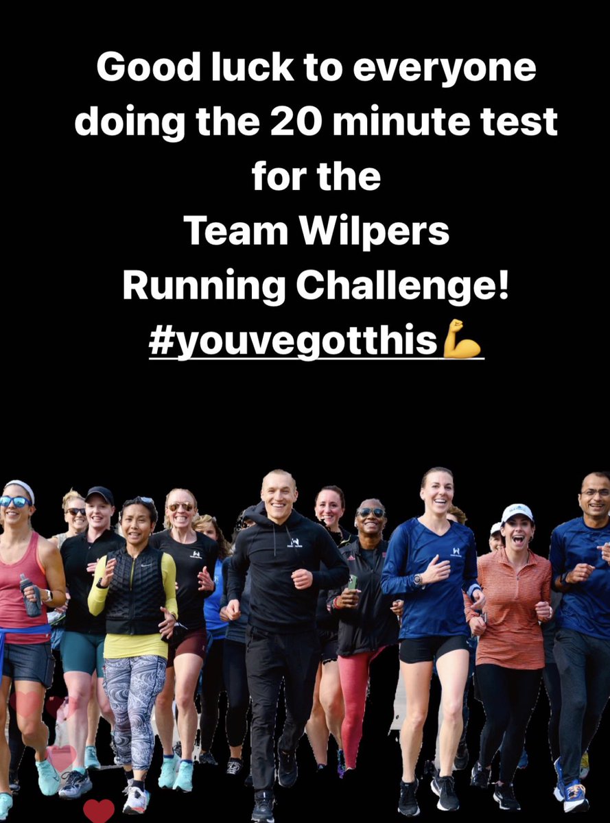 Good luck to everyone doing their 20 min test to wrap up the #teamwilperschallenge !! #letsdothis #teamwilpers