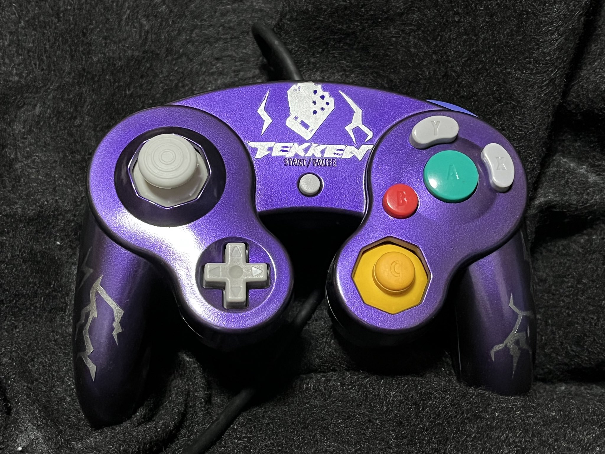 GCコン ゲームキューブコントローラー LRボタン化 カスタム 塗装 紫 訳 GCコン ゲームキューブコントローラー LRボタン化 カスタム 塗装 紫 訳