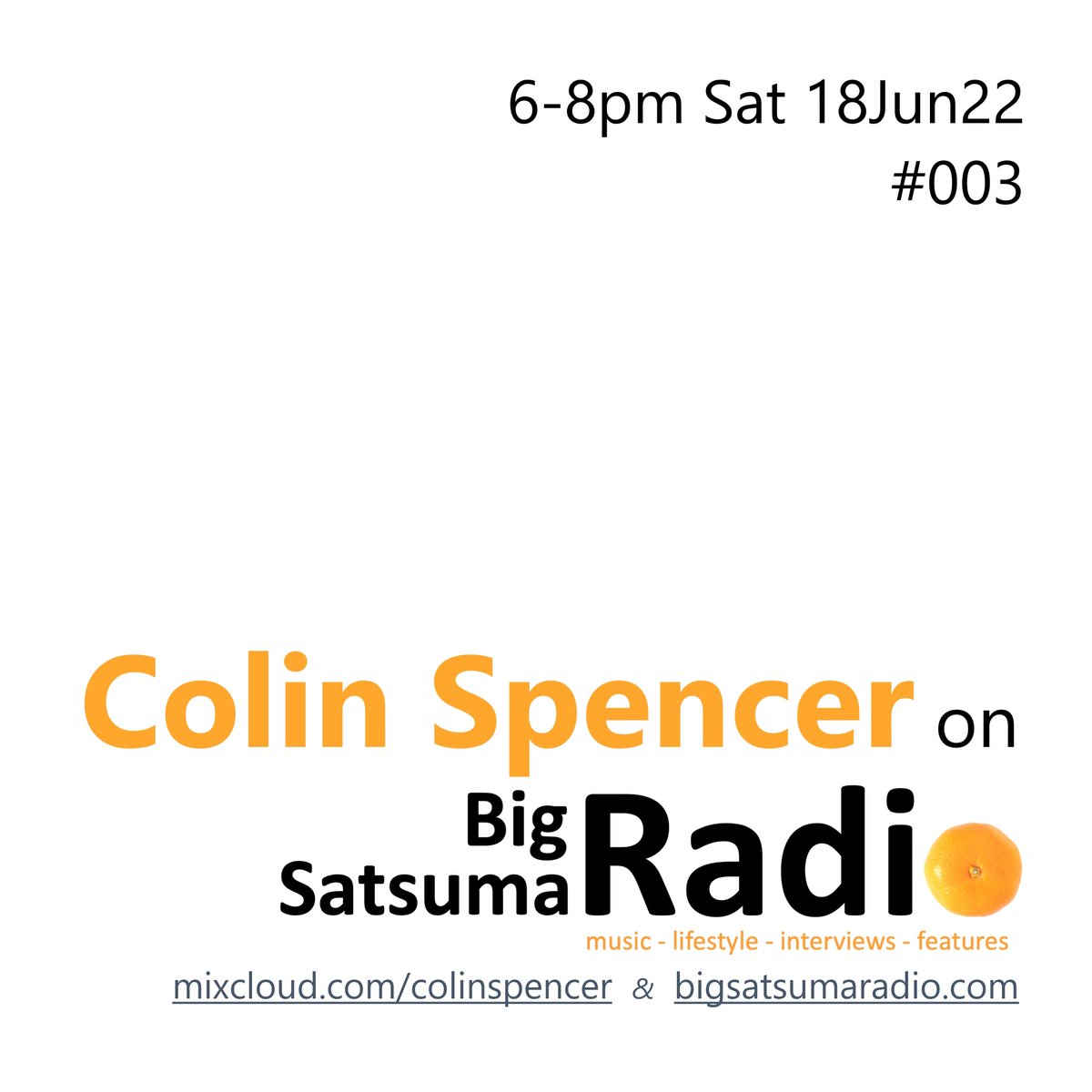 ColinsCuts's tweet photo. #Komputer's 'Headphones & Ringtones', released in 2007
15 years ago #today
Celebrate with me during
#ColinSpencer On #BigSatsumaRadio programme #003
🔊@bigsatsumaradio🎧
Saturday 18 June 2022
6-8pm #UK times
#DiscoverAndRemember
Catch-up▶️https://t.co/hIq4qdv1UW
#Anniversary https://t.co/JTPMEJajMp