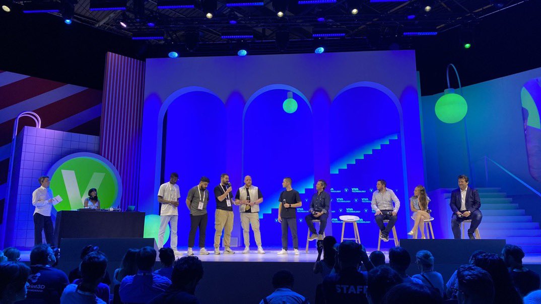 We are honored to announce our win for the "Espace Digital Réinventé" category <a href="/VivaTech/">VivaTech</a> 

Thank you all, our motivation has never been so high 💛🔱