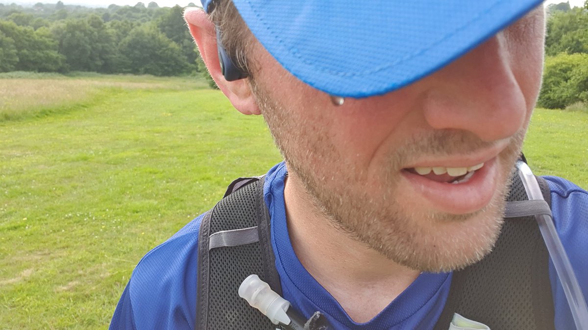 pduncalfe's tweet photo. Another long training run done in the heat! You know its warm when the brim of your hat starts dripping... 🔥🥵☀️🏃

Thanks to those who have helped us meet our £500 target, if you'd like to support us we'd love to see the target doubled for @ReverseRett.
https://t.co/t8kCrqVVqd https://t.co/rrS8nepCOC