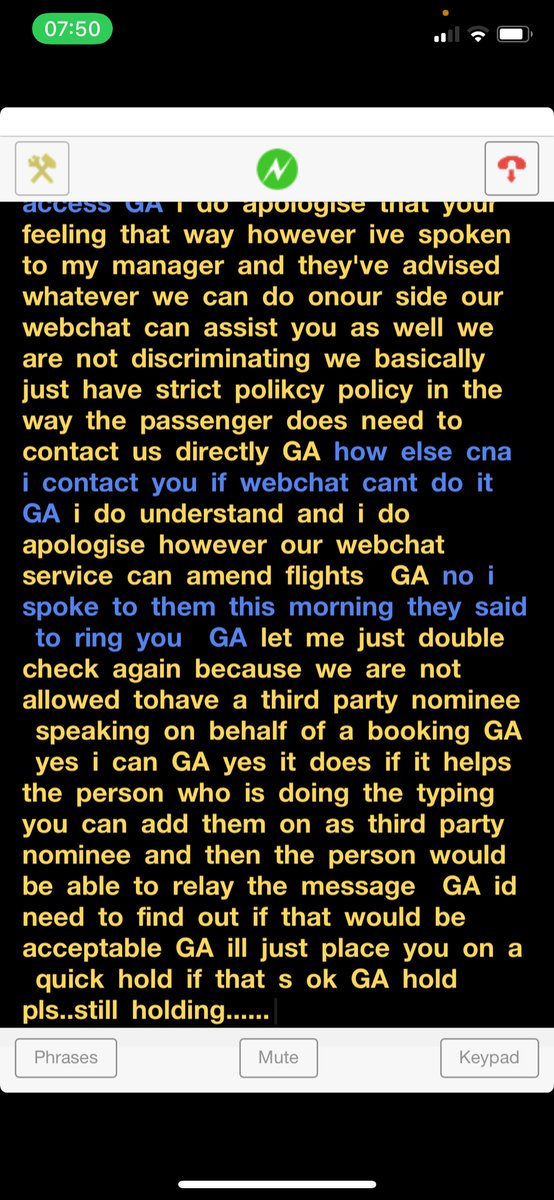 MissSan55128337's tweet photo. 1/ Absolutely shocking from @British_Airways.. rang this morning via NGT Text Relay as I am deaf.. explained I couldn’t access certain parts of my booking and they said they couldn’t speak through a third person party. I asked how can I contact them? Their response - appalling. https://t.co/cOWyA88I7v