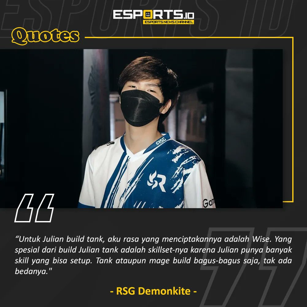 Esports_IDN's tweet photo. Ternyata idola Demonkite masih memberikan banyak ilmu untuk sang penerus! 😊

Sc: Interview MSC 2022
⠀⠀⠀⠀⠀⠀⠀⠀⠀⠀⠀⠀
#EsportsID #EsportsIDQuote #MobileLegends #MSC2022 #WeOwnThis #MLBBEsports #MPLIDS9 #SupremaSEA #WeOwnMSC #RSGPH #RSGDemonkite #demonkite https://t.co/dELcLCcLV3
