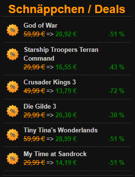 myKPVde's tweet photo. Jetzt die neuen https://t.co/2ZFs0HEsWJ #Preisvergleich #Deals checken und #sparen:
#StarshipTroopers Terran Command
#TheGuild3 / #DieGilde3
#TinyTinasWonderlands
#MyTimeatSandrock
#CrusaderKings3
#GodOfWar
👉 https://t.co/iKLWhpd7fk https://t.co/903yLSLHkU