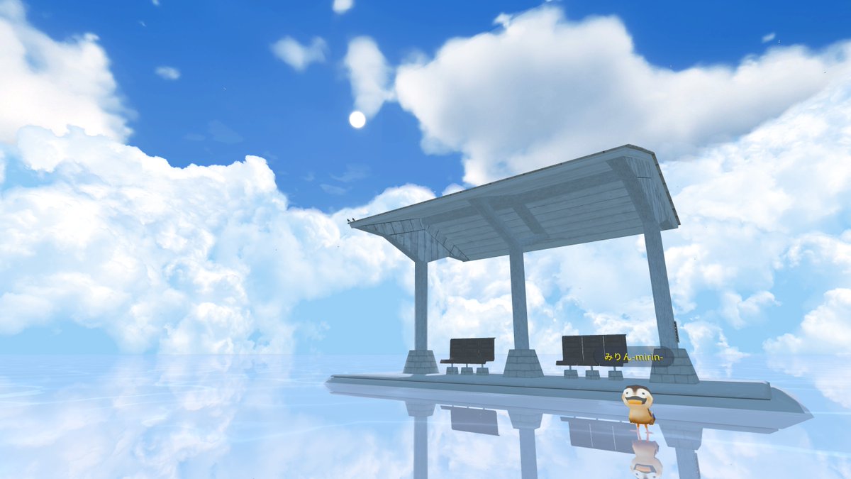 mirin_vr's tweet photo. VRChatはじめました。操作が分からなくてふらふらしていたら親切な方がすごく丁寧に教えてくれました。ありがとうございました。　ワールドで気軽に声かけてください！ 無反応だったら、操作がわからなくてあわあわしているだけです。
#VRChat始めました https://t.co/m4XMv3s4Vx