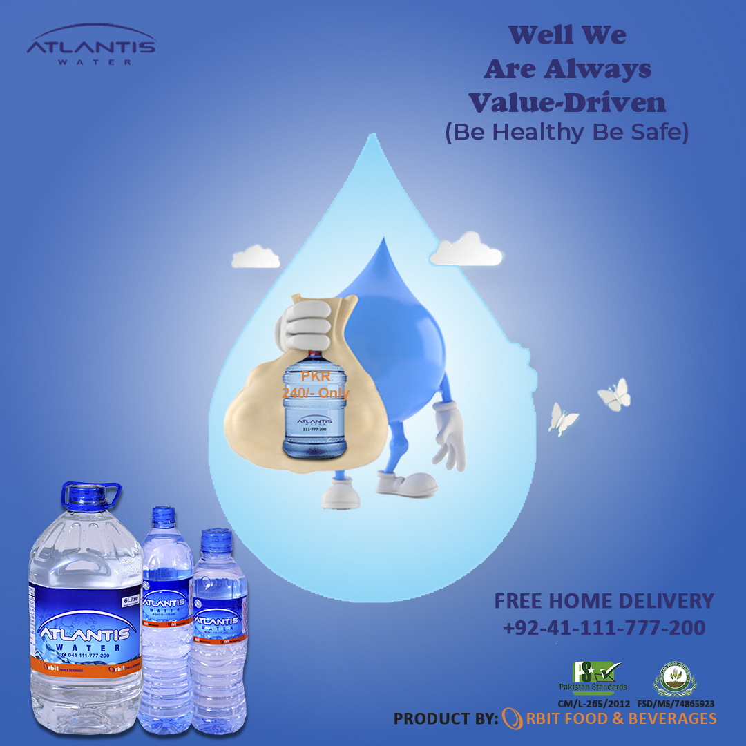 Atlantis__Water's tweet photo. Atlantis Water Always Values Your Spending
Most Trusted Drinking Water Company In Faisalabad.

-•Atlantis Water•-
🏚️🚒Free Home Delivery
📞 Contact Us To Place Your Order: 111 777 200

#atlantisdrinkingwater #atlantiswater #drinkingwater #bottlewater #purewater #cleanwater https://t.co/EhGFlIIaHW