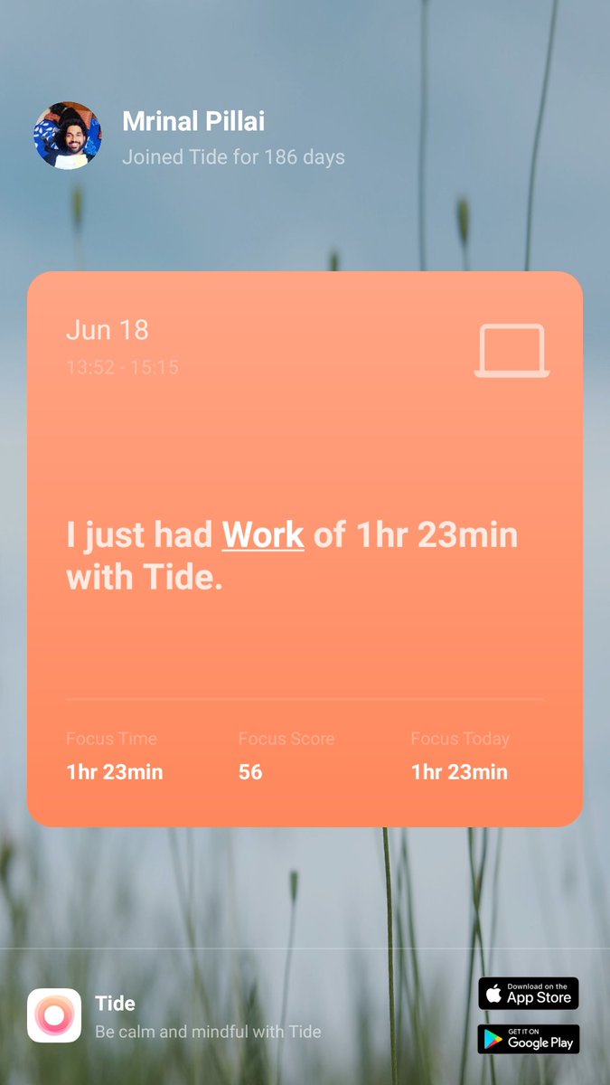 mrinalp1's tweet image. What a relief to get things done peacefully with no disturbance at all #flowtime #tide #Focus