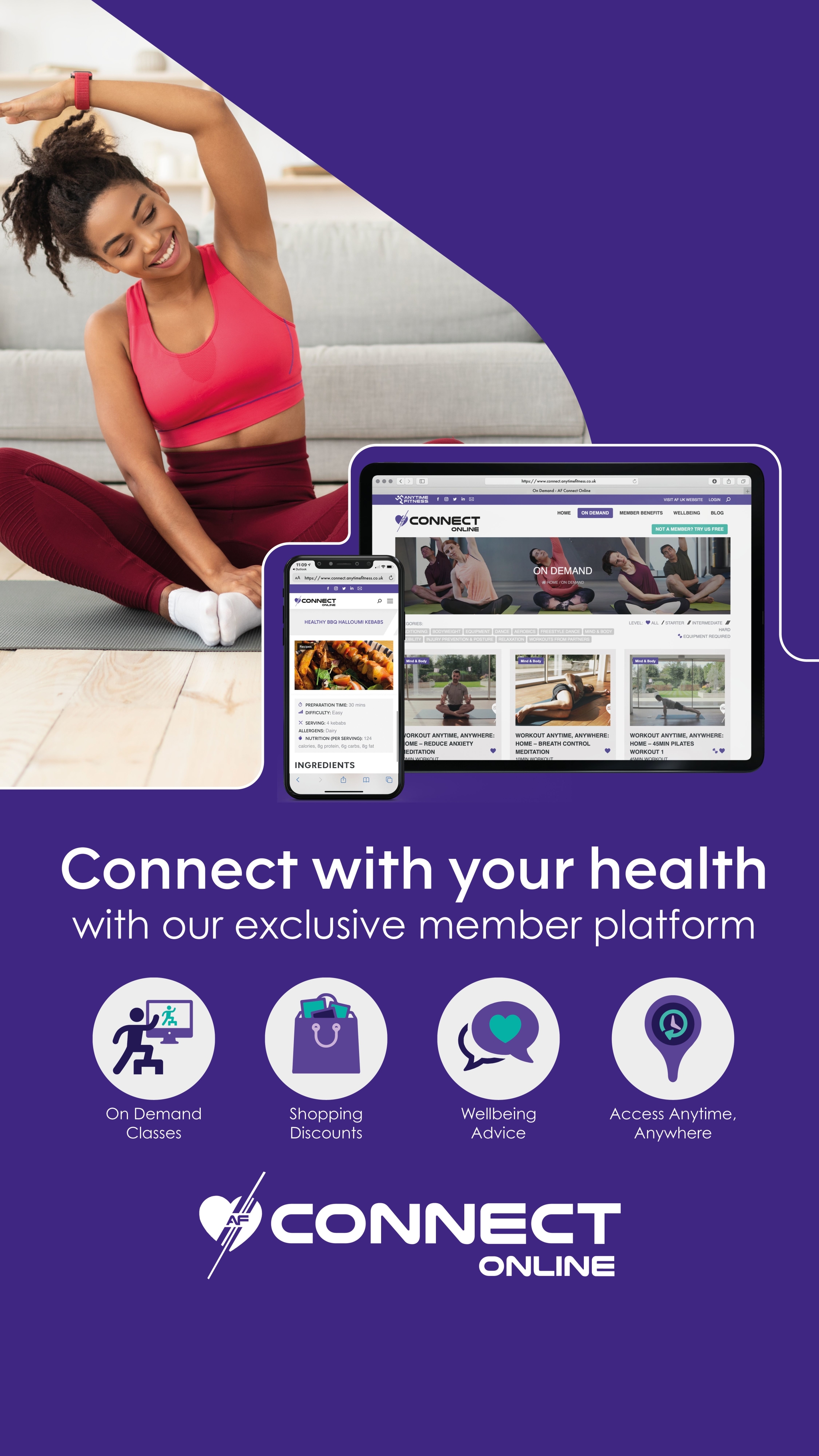Anytime fitness online workouts sale