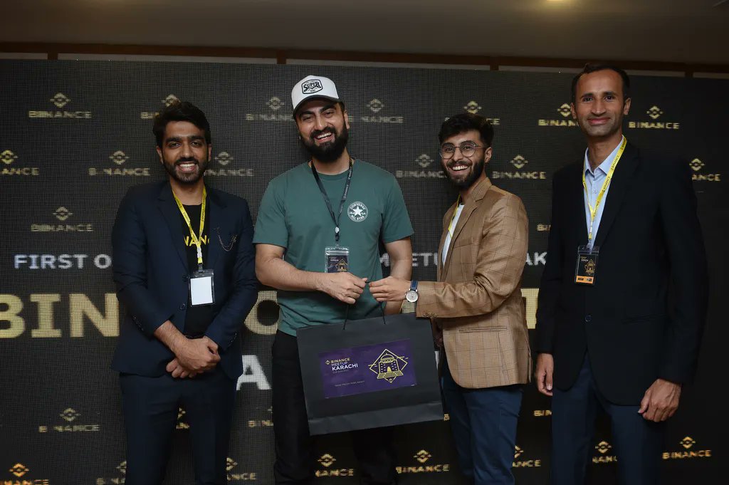 .<a href="/BinancePk/">Binance Pakistan 🇵🇰</a> recently held their first official community meet up in Karachi 🇵🇰

The event was a great opportunity for the local community to boost their knowledge on the crypto ecosystem, listening in on discussions around NFTs, the metaverse, and much more!