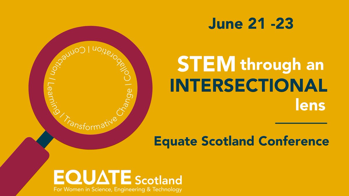 SSETransmission's tweet photo. We’re are delighted to be supporting @EquateScotland's #STEM through an Intersectional Lens Conference, on June 21 -23.
Check out the programme and register your place: https://t.co/kxgxQSBE9j
#EquateConference22 #IntersectionalityinSTEM https://t.co/Rvb4GltkpH