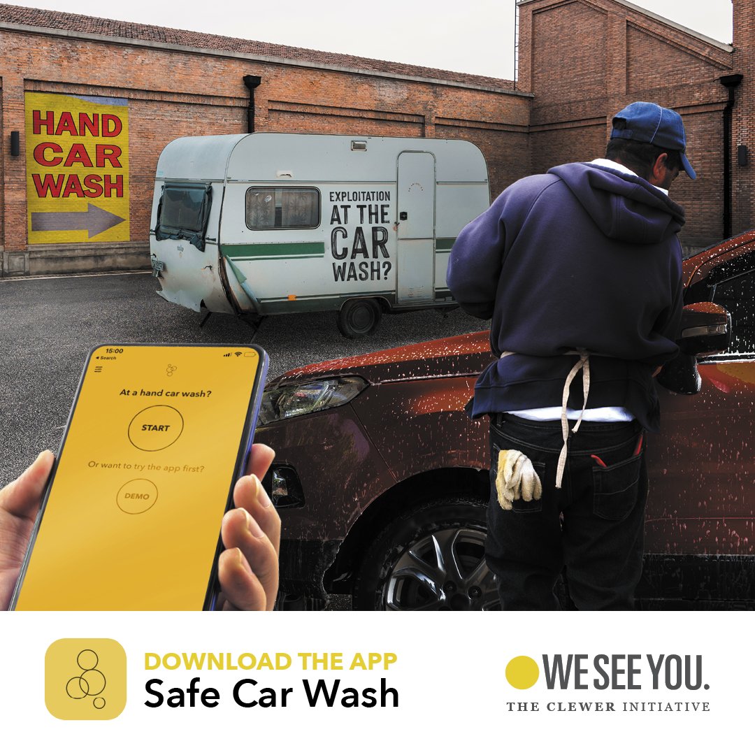 LincsPolice's tweet image. Hand car washes have been identified as a risk location for modern slavery. By spotting the signs and walking away from such places you will make exploiting victims less profitable and therefore less appealing to criminals. #labourexploitation ➡ ow.ly/smgl50JmJwP