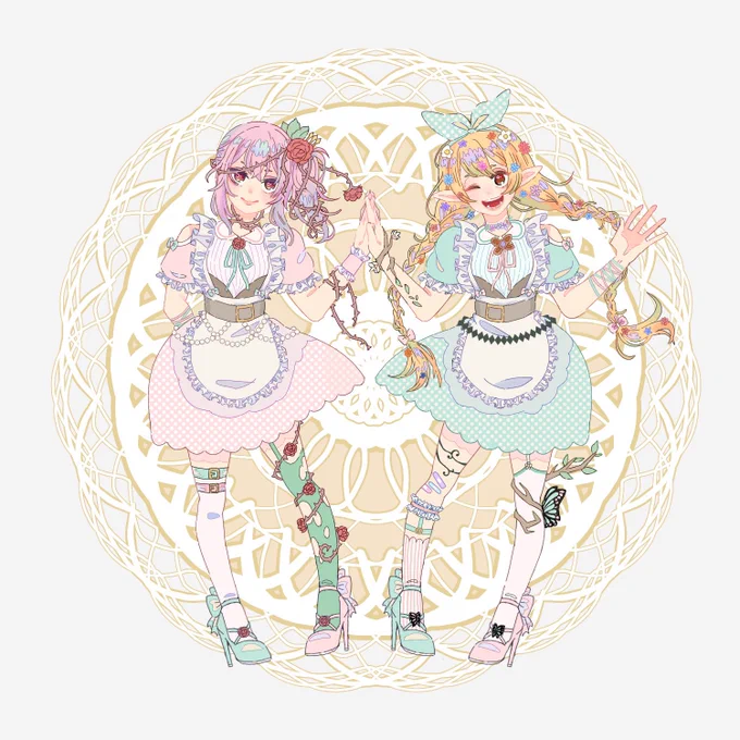 #PomuPaint #GalleryOfRoses

可愛い女の子に可愛い服を沢山着せたい 